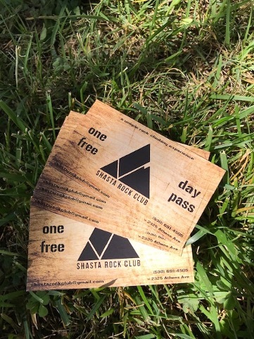 Shasta Rock Club Day Pass Shasta Rock Club Day Pass