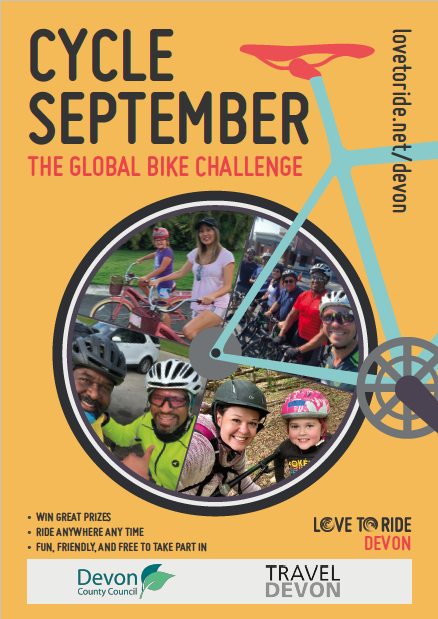 2-page spread of a flyer for Cycle September 2-page spread of a flyer for Cycle September