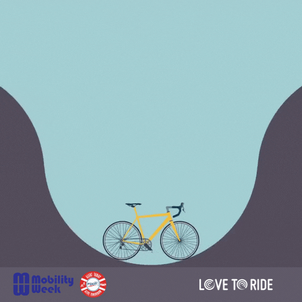Animated GIF saying 'fun loading' at the top. Underneath an illustration of a blue bike is gradually revealed in the style of an image loading slowly Animated GIF saying 'fun loading' at the top. Underneath an illustration of a blue bike is gradually revealed in the style of an image loading slowly