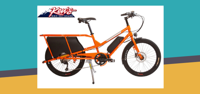 Orange yuba kombi e5 electric bicycle Orange yuba kombi e5 electric bicycle