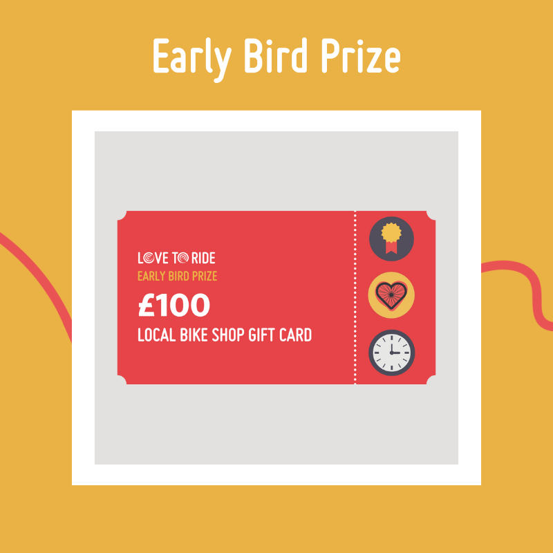 Graphic illustration of a gift card with £100 value Graphic illustration of a gift card with £100 value