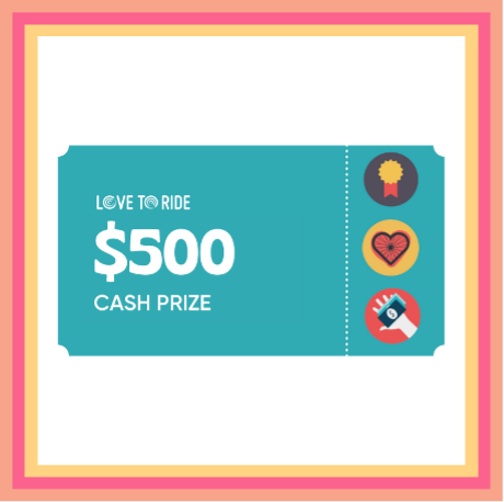 $500 Love to Ride Cash Voucher $500 Love to Ride Cash Voucher