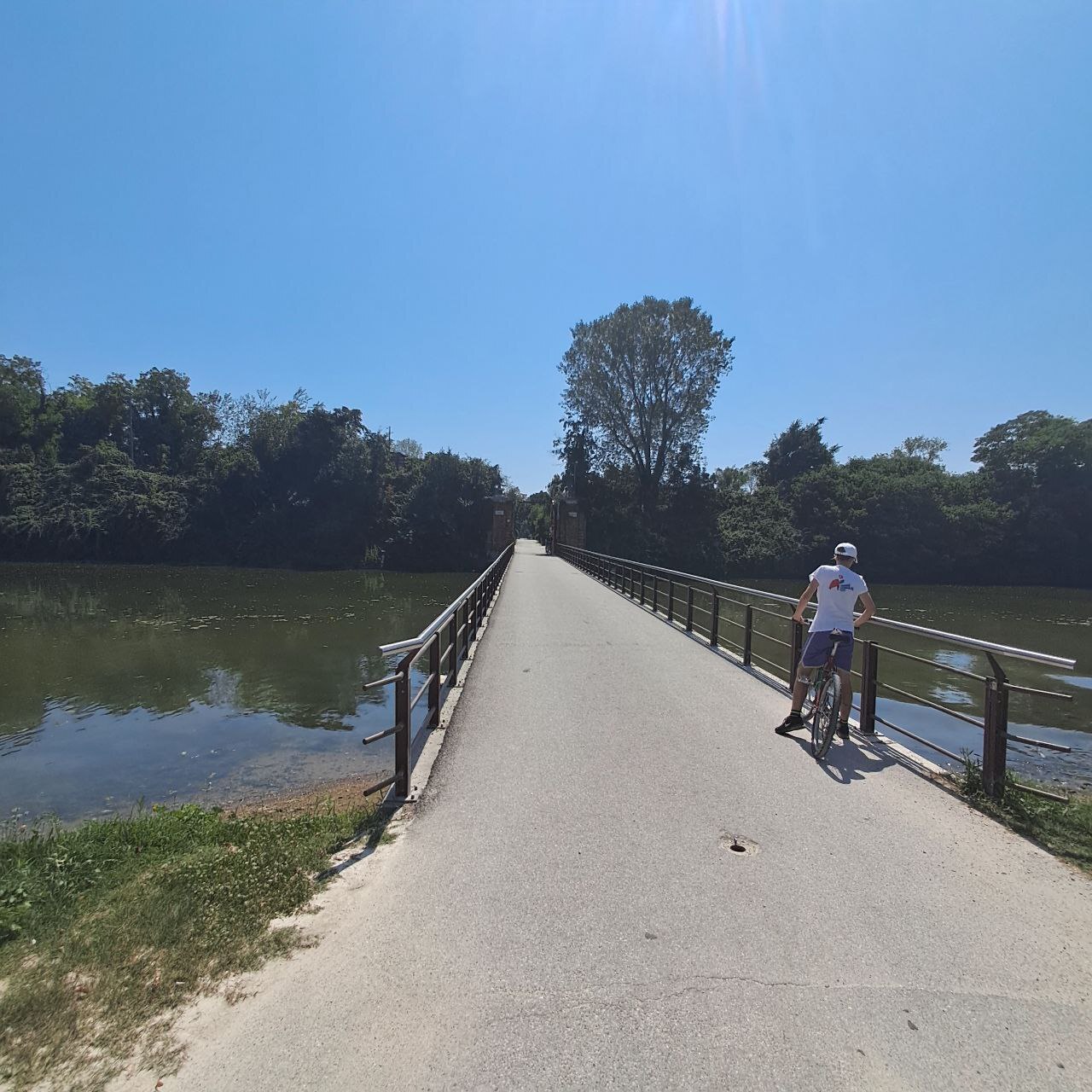 Workforce on bikes outside HQ