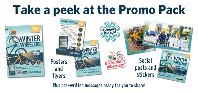 Preview of the promo pack elements including graphics to share