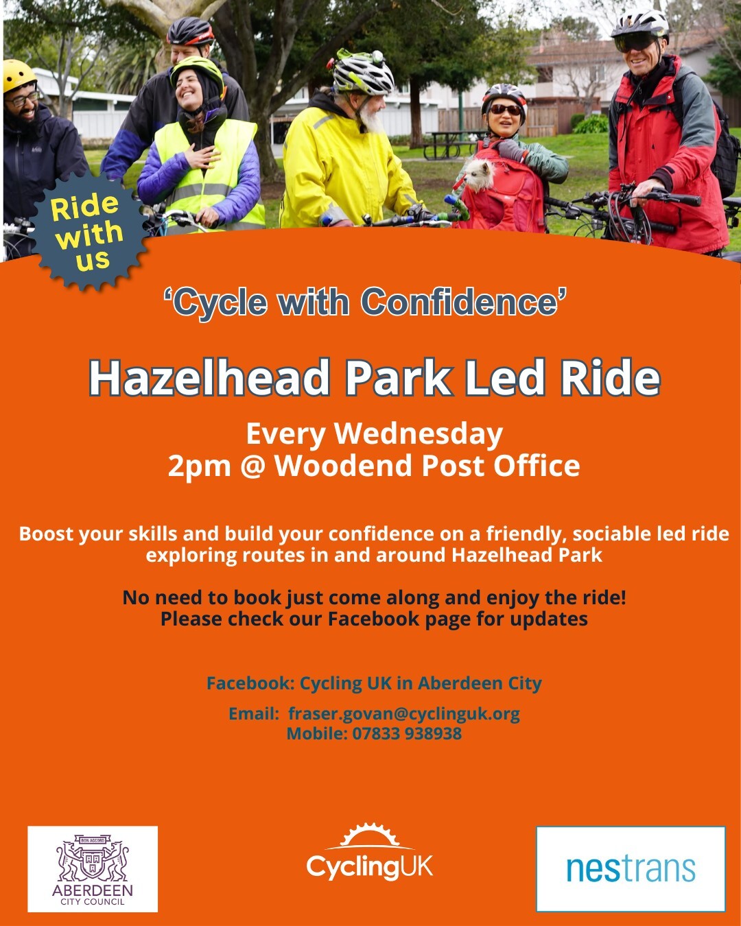 Hazelhead Park led ride Hazelhead Park led ride