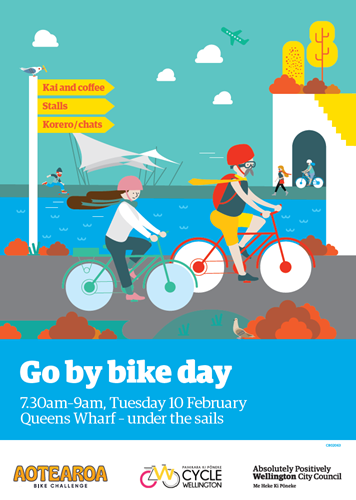 Go By Bike Day Poster