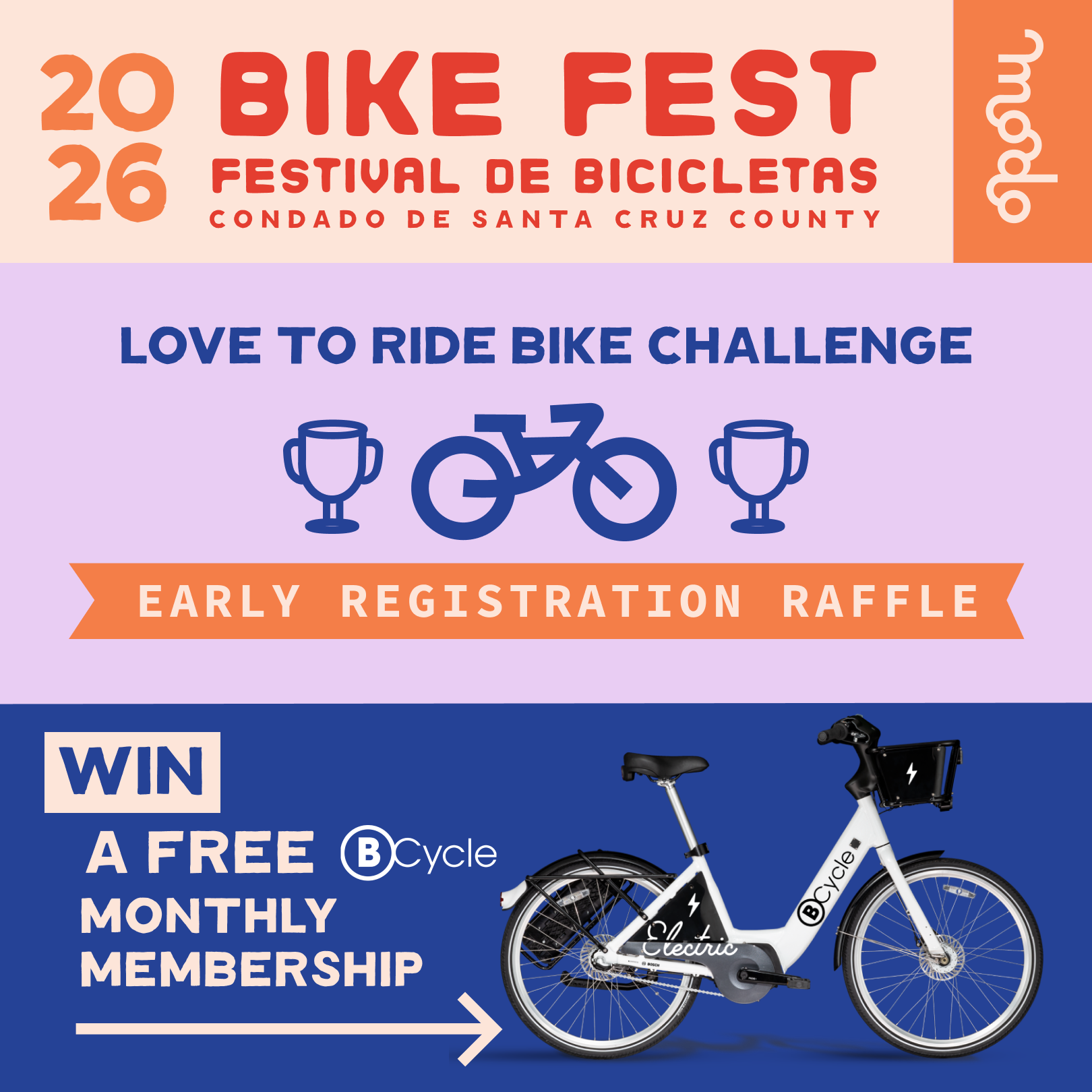 Bcycle voucher - early bird prize