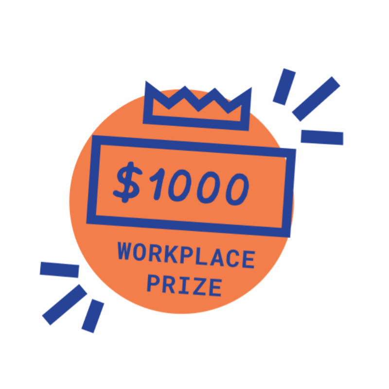 Animated image of prizes mainly focussed on Proviz gear