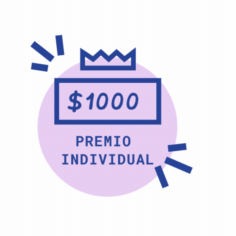 Animated image of prizes mainly focussed on Proviz gear