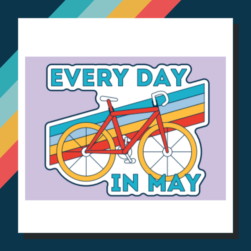 Image of the Every Day in May pin bage