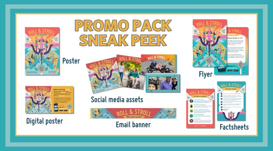 Promo Pack Preview for Roll & Stroll. 