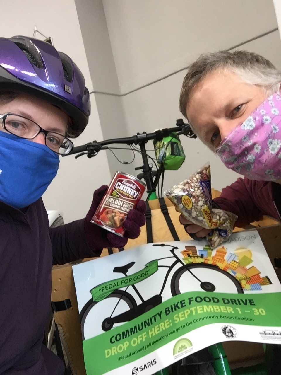 Bike food drive