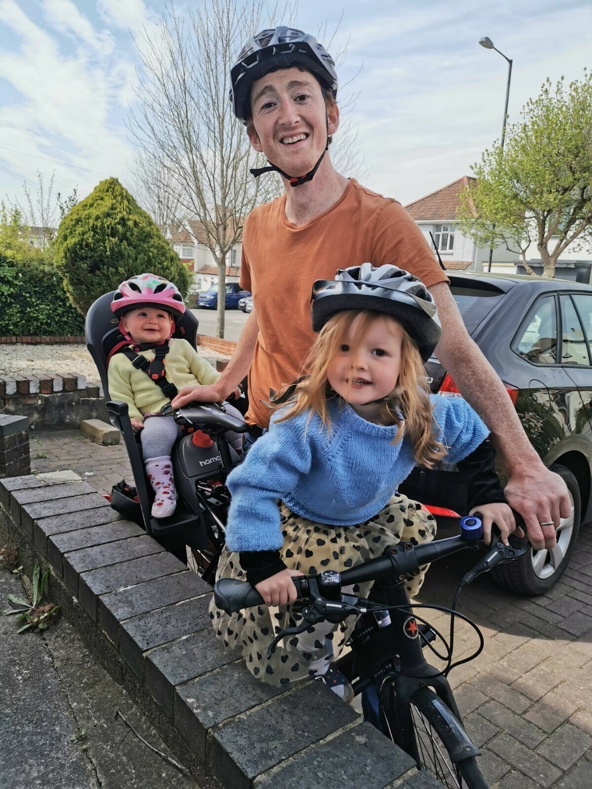 Image for story Double child cycle to nursery!