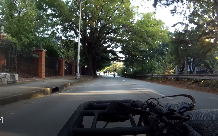 Image for story Being chased by a flock of scooters