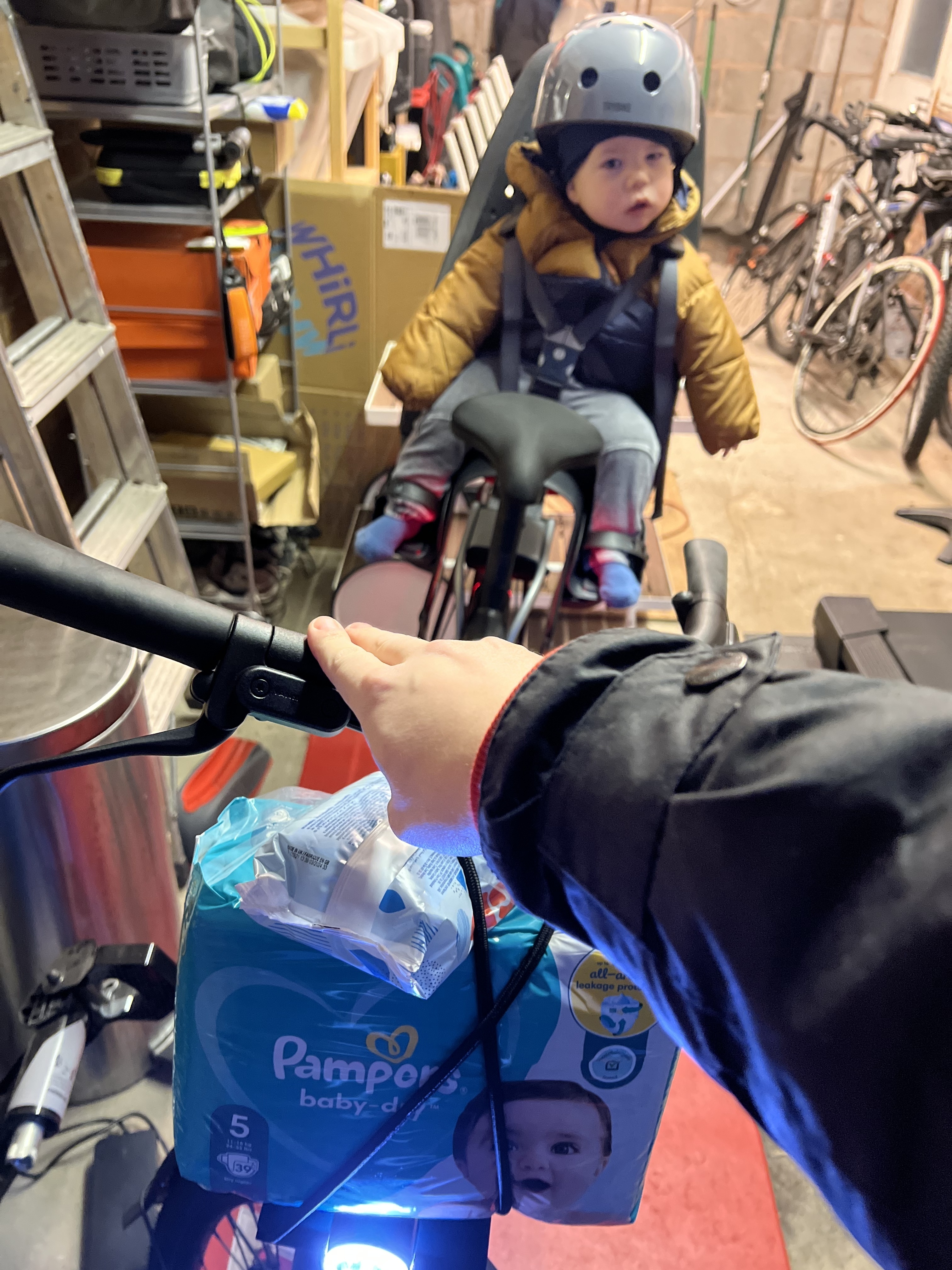 Image for story First ride to nursery