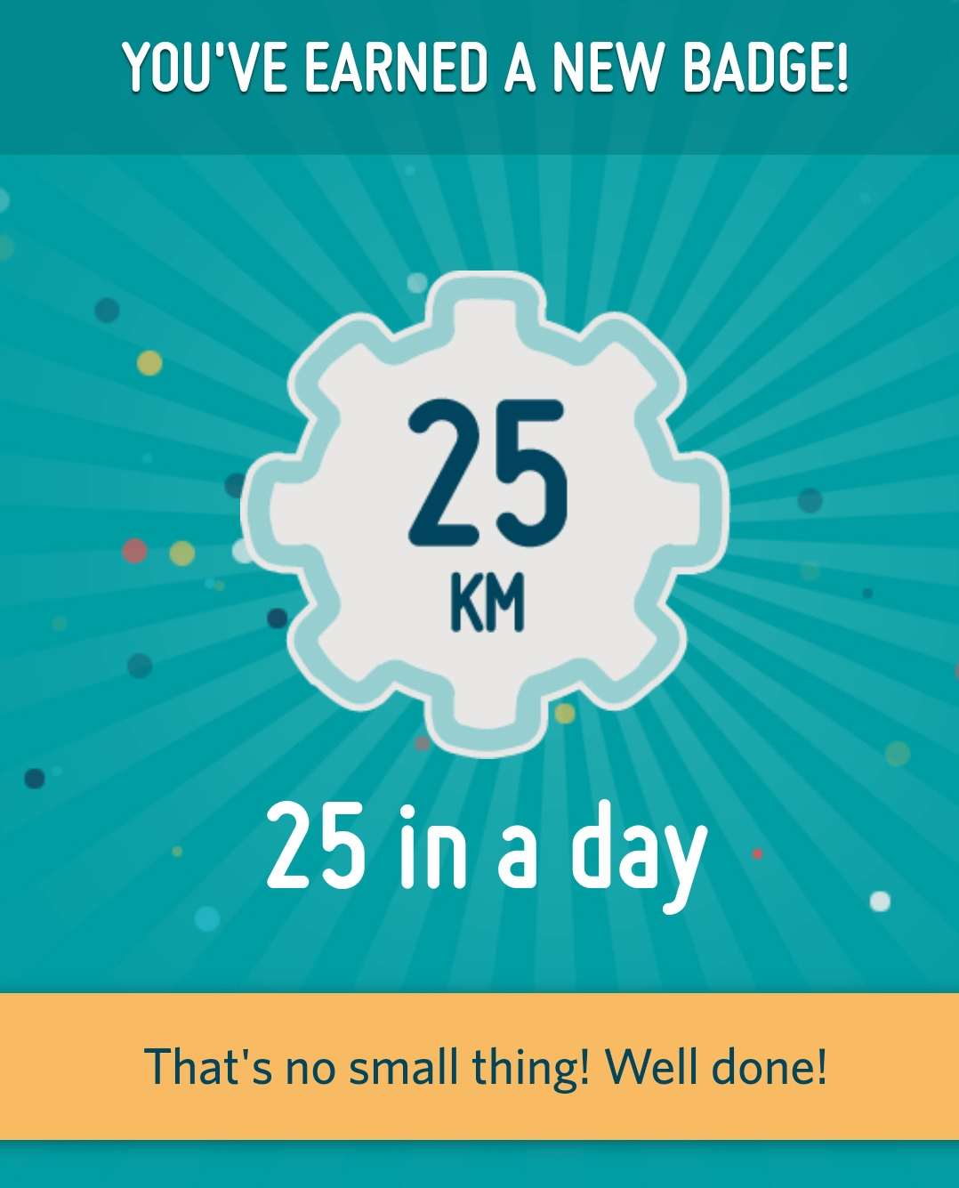 Image for story 25km in one day!