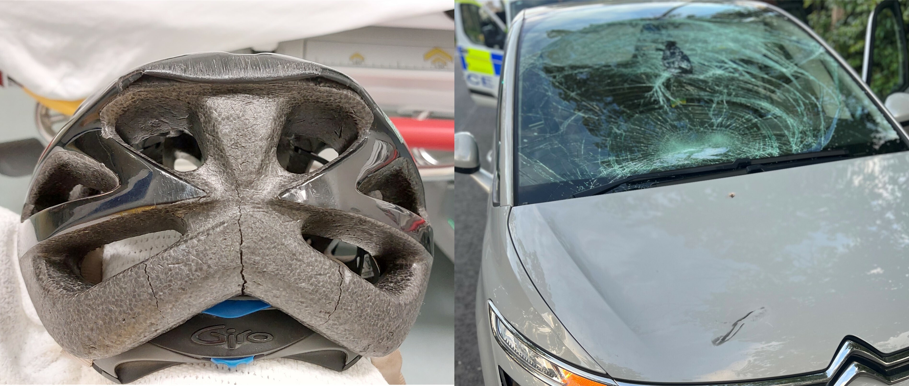 Image for story The power of a human and importance of a helmet