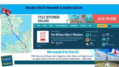 Image for story The William Gilbert School Wheelers ride to Paris!