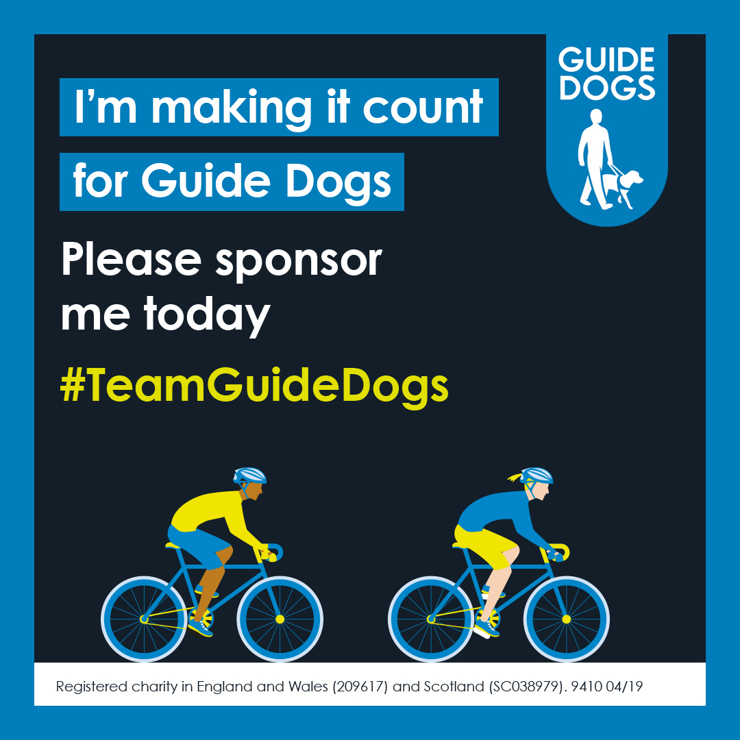Helping out the struggling charities - Guide Dogs for the Blind